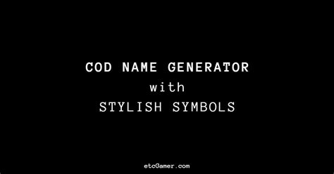 codm username ideas|COD Name Generator: Funny, Badass, Offensive Names.